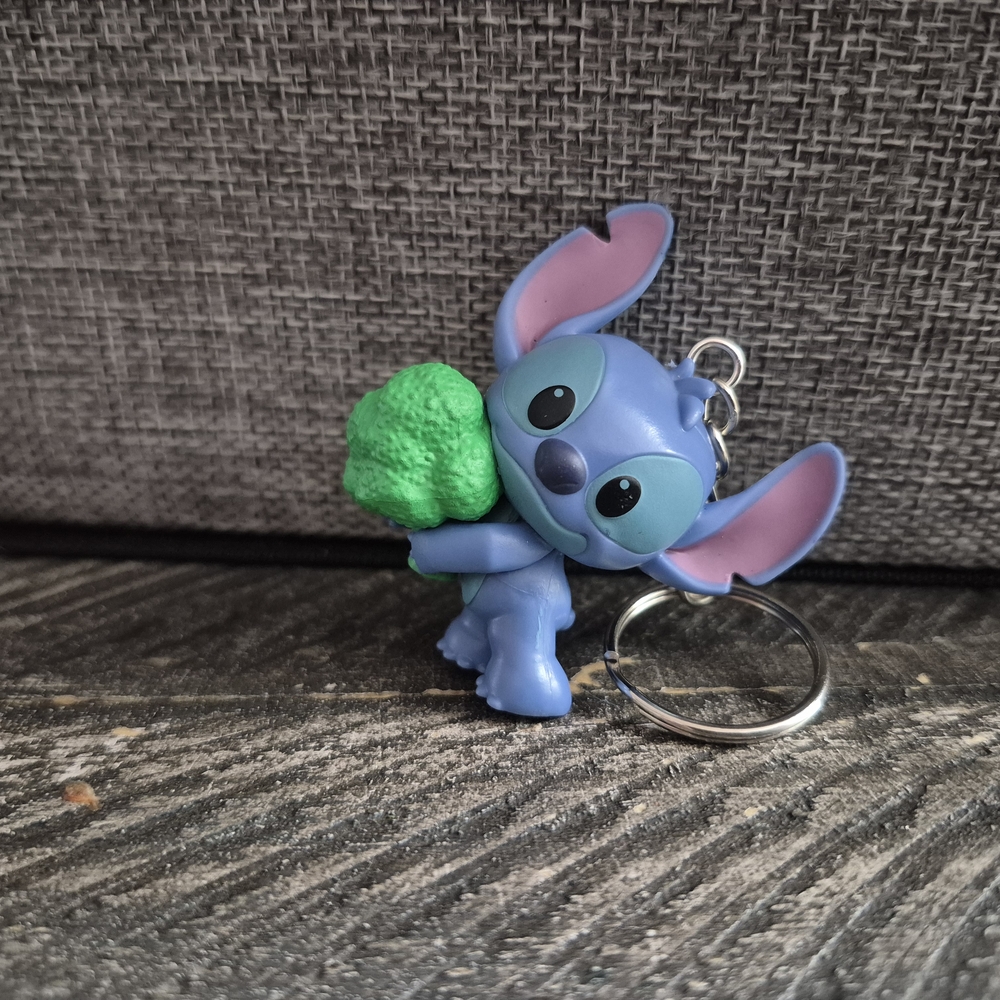 Blue and Green Character Keychain